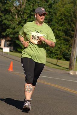 My second 5k June 12th (total weight loss here is 58lbs)