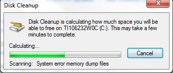 disk cleanup